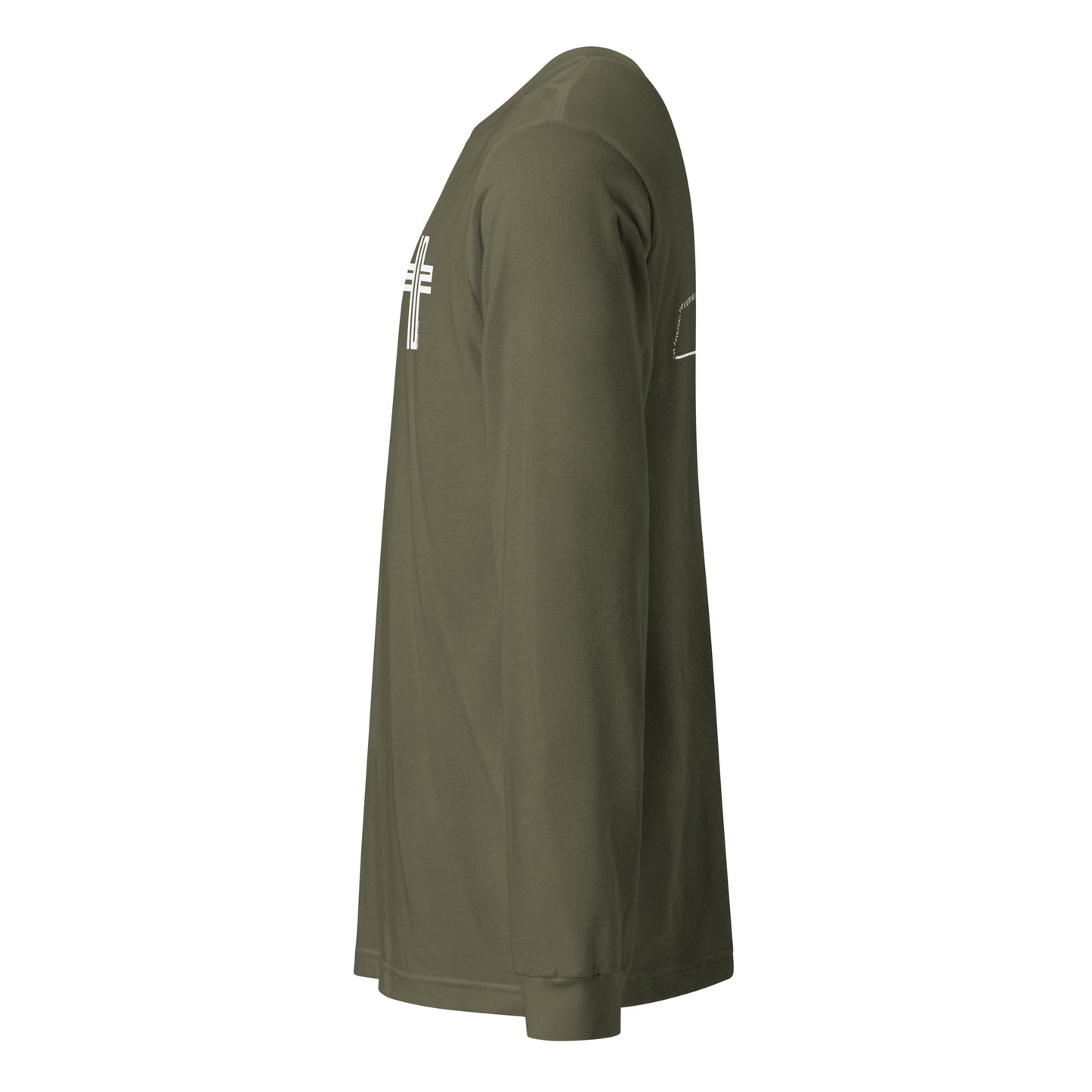 PRAY FOR THE MOUNTAINS OUTLINE - Unisex Long Sleeve