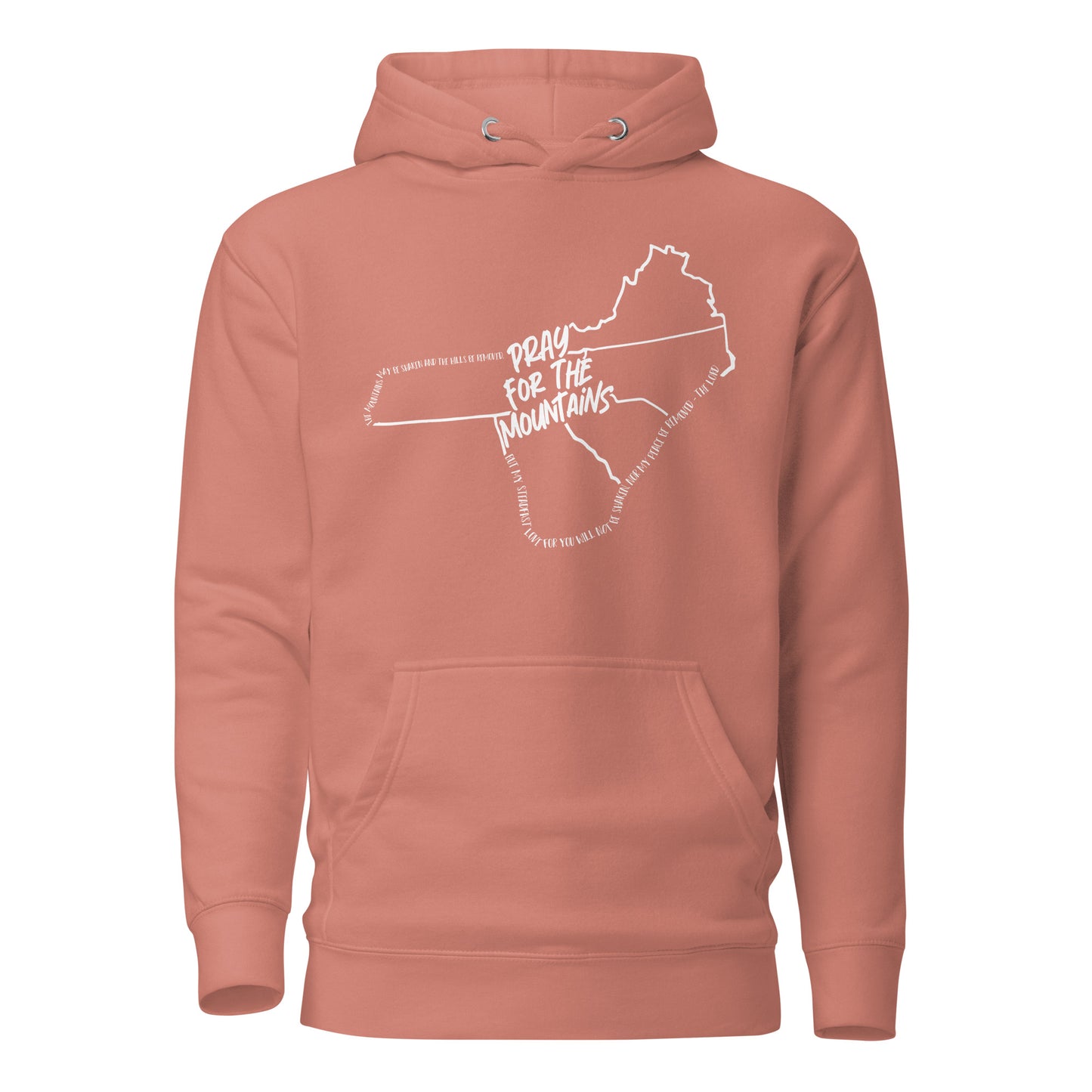 PRAY FOR THE MOUNTAINS OUTLINE - Unisex Hoodie