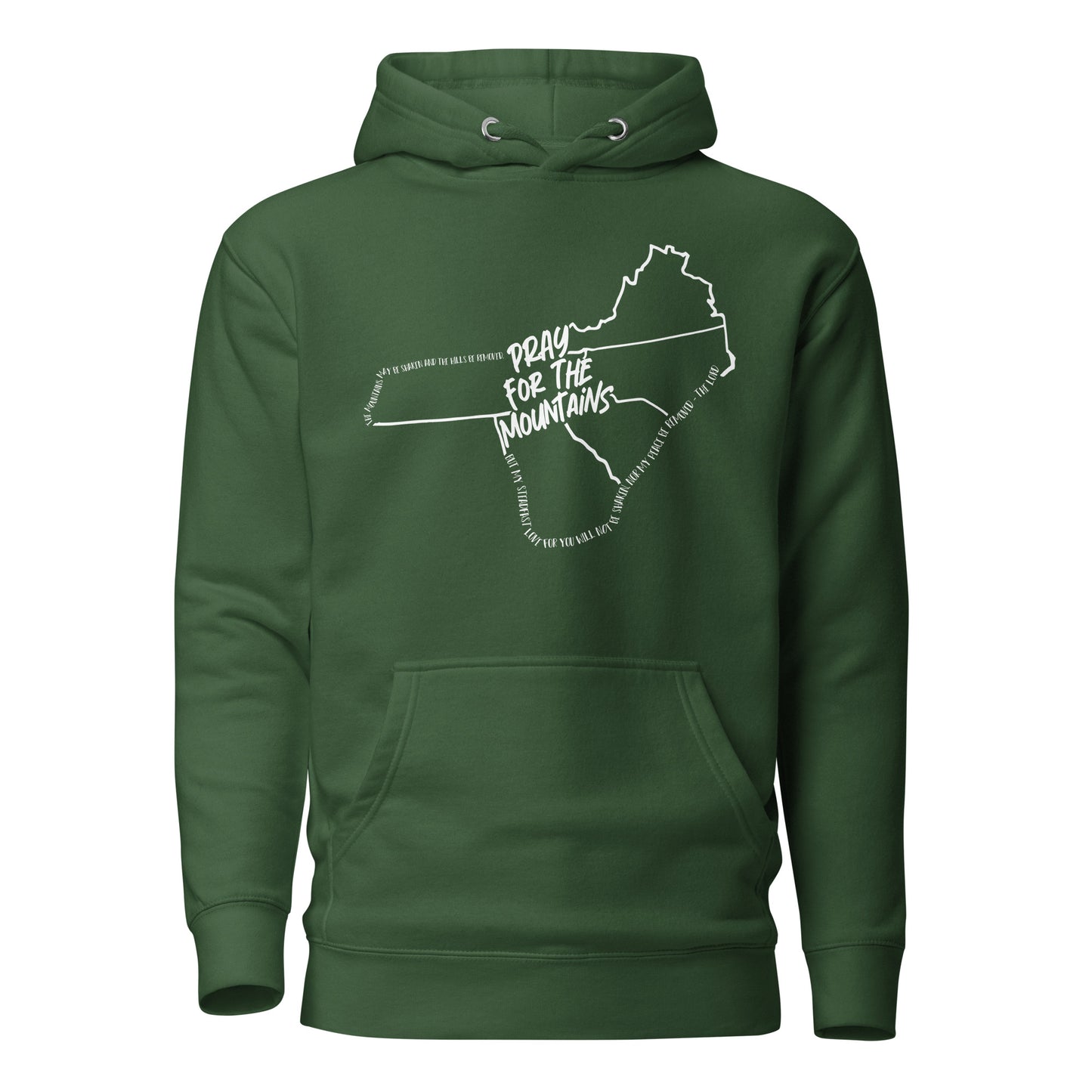 PRAY FOR THE MOUNTAINS OUTLINE - Unisex Hoodie