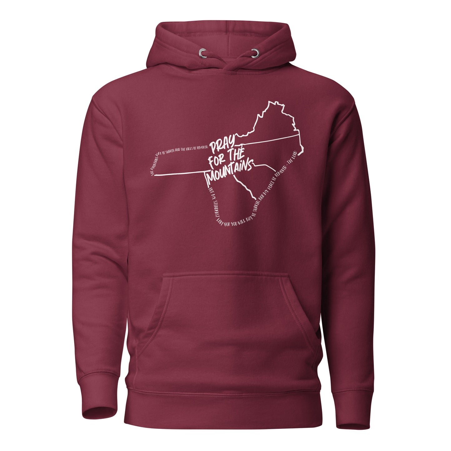 PRAY FOR THE MOUNTAINS OUTLINE - Unisex Hoodie