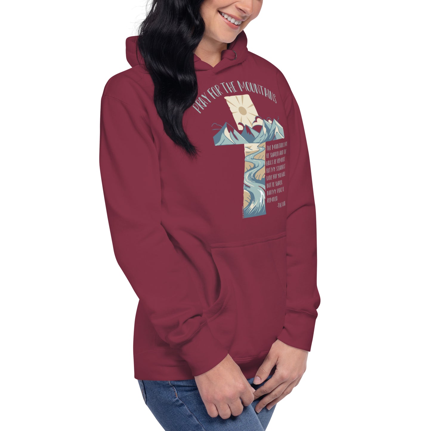 PRAY FOR THE MOUNTAINS - UNISEX HOODIE