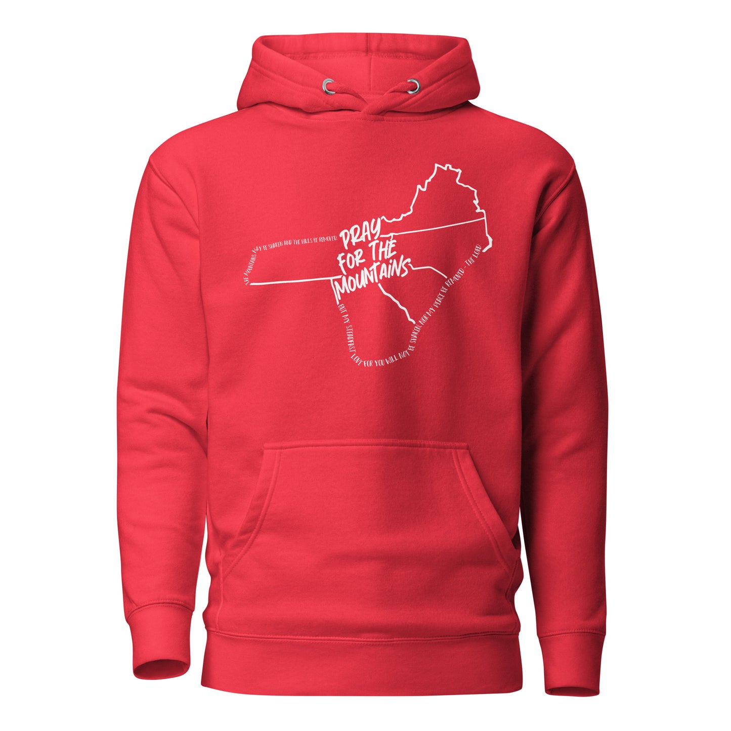 PRAY FOR THE MOUNTAINS OUTLINE - Unisex Hoodie