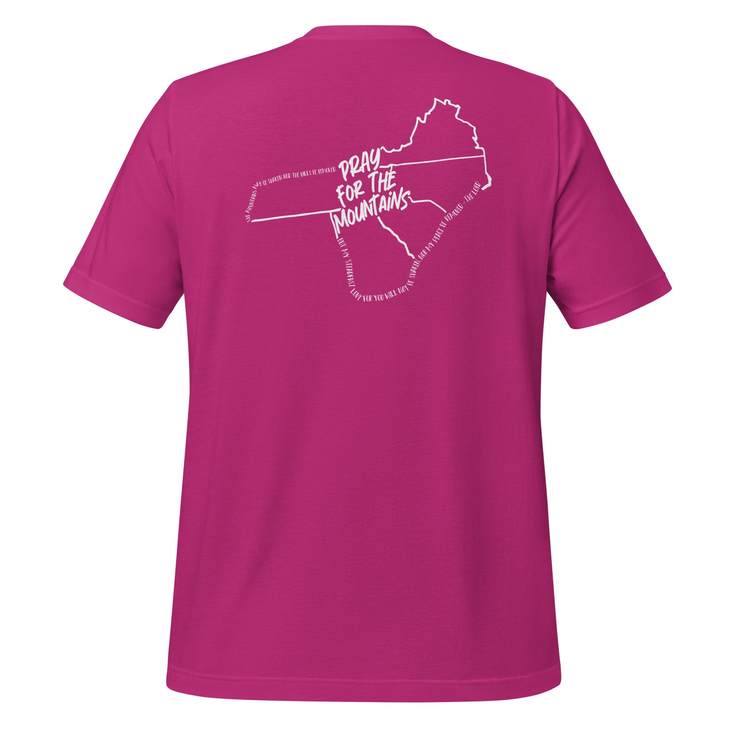 PRAY FOR THE MOUNTAINS OUTLINE - Unisex tee