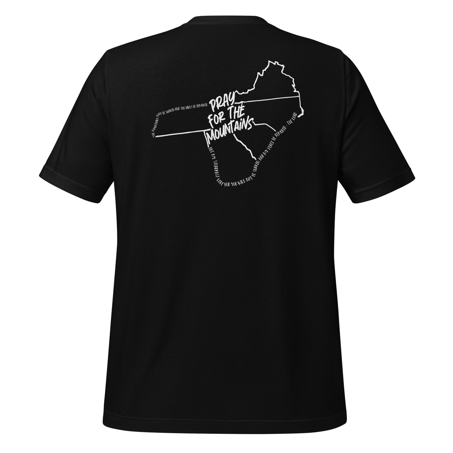 PRAY FOR THE MOUNTAINS OUTLINE - Unisex tee
