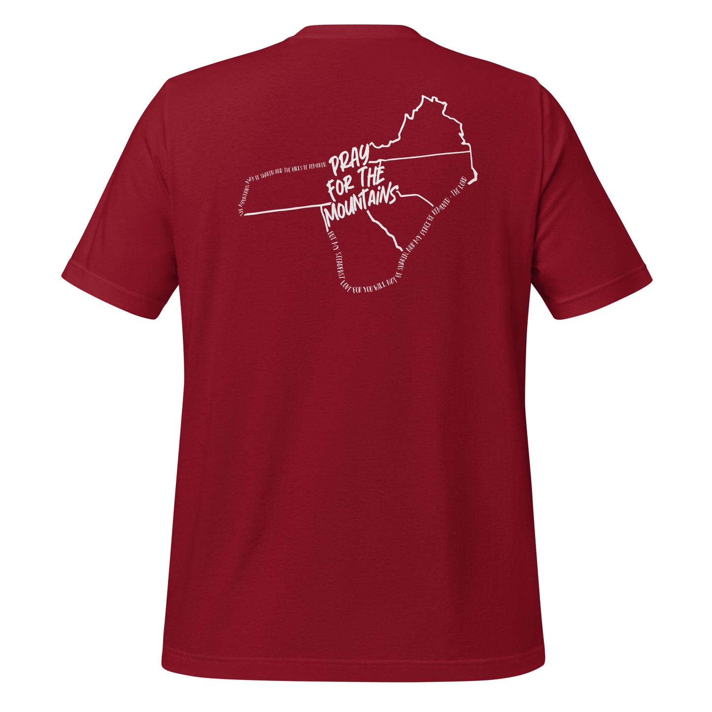 PRAY FOR THE MOUNTAINS OUTLINE - Unisex tee