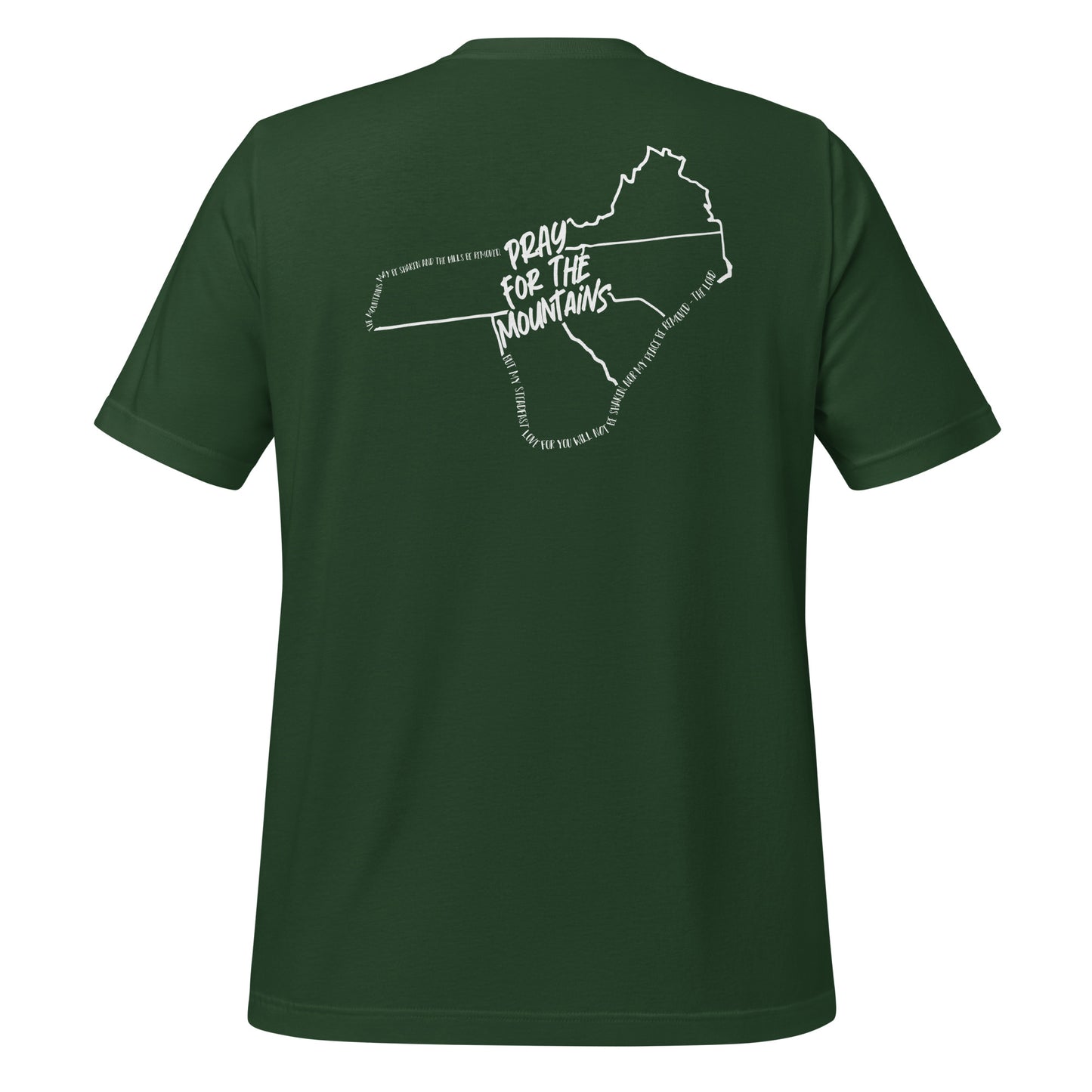 PRAY FOR THE MOUNTAINS OUTLINE - Unisex tee