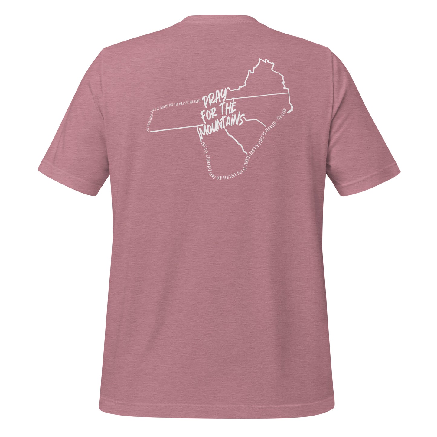 PRAY FOR THE MOUNTAINS OUTLINE - Unisex tee