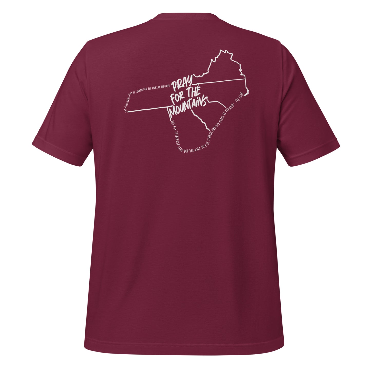 PRAY FOR THE MOUNTAINS OUTLINE - Unisex tee