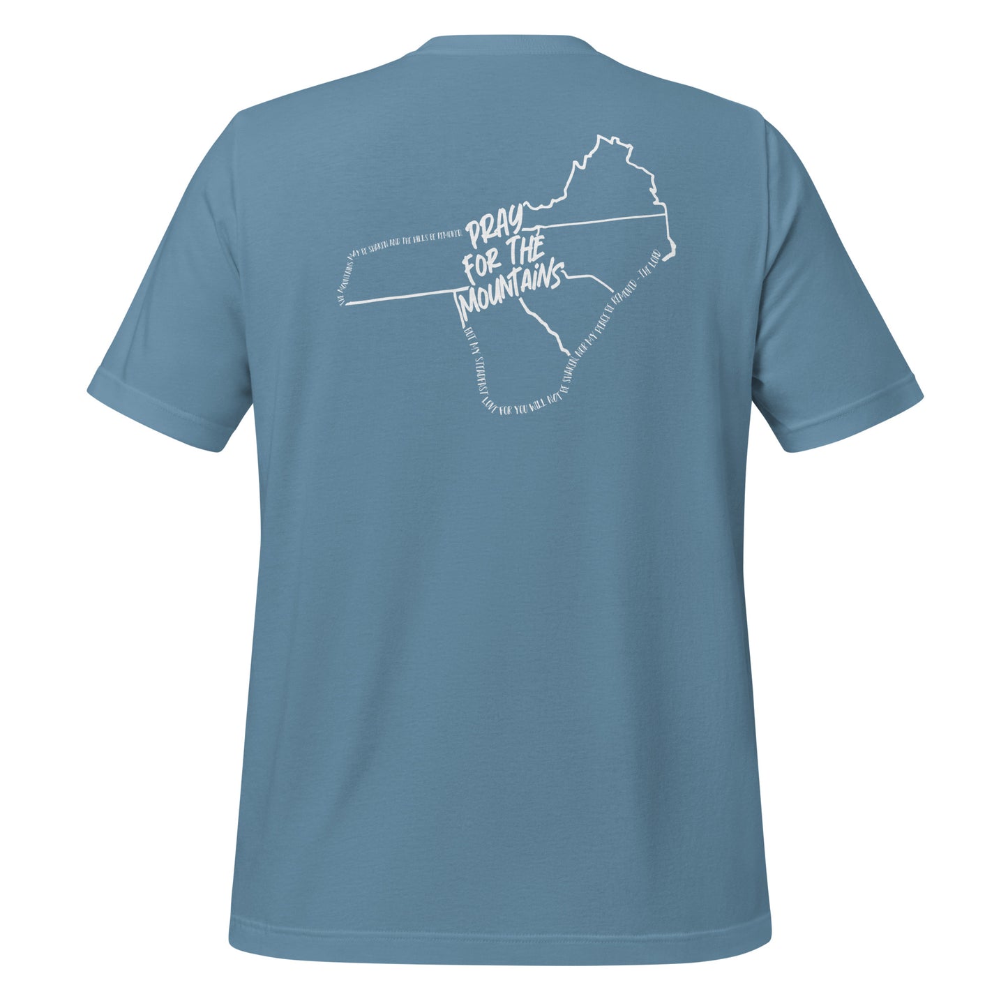 PRAY FOR THE MOUNTAINS OUTLINE - Unisex tee